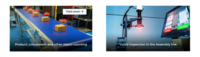 Visual Inspection in the Assembly line